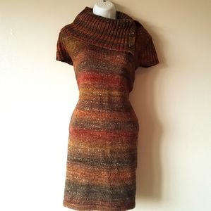 4/$20 Ronni Nicole fall autumn color sweater dress